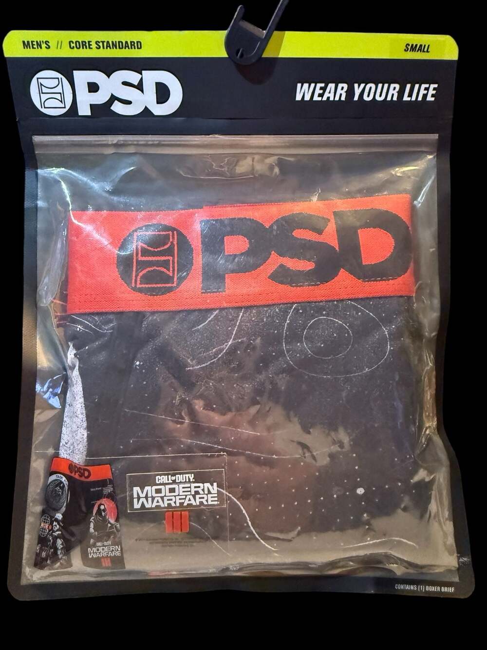 PSD Men's Call of Duty Modern Warfare III Stay Frosty Boxer Briefs Size Small